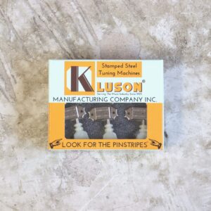 【中古・美品】Kluson 3+3 PEARL DBL RING DBL LINE-NICKEL ギターぺグ
