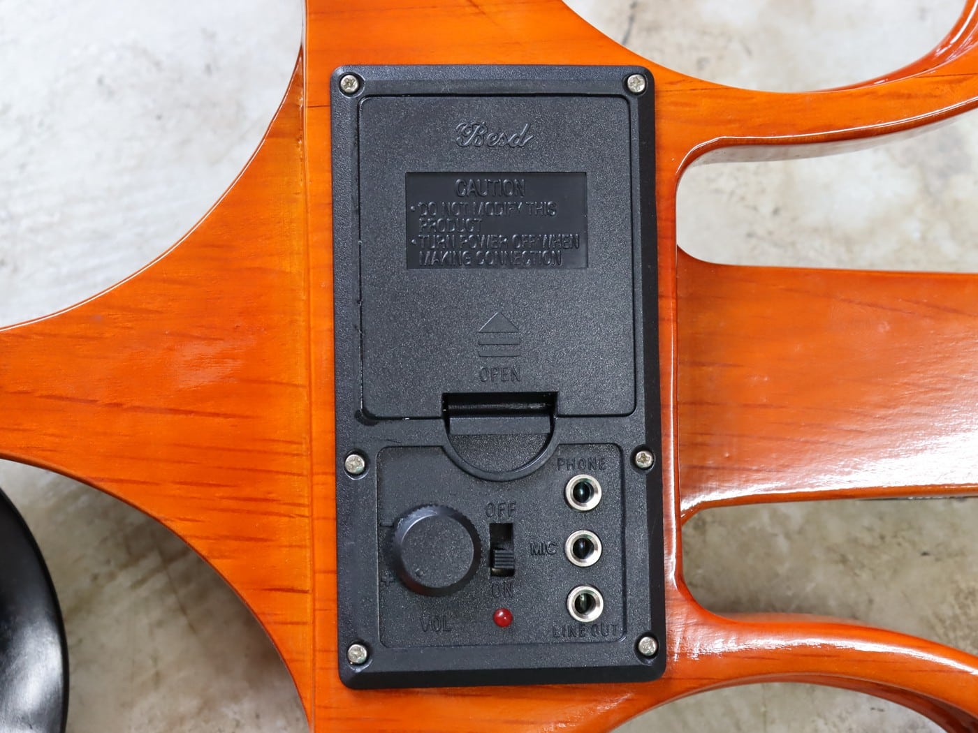 【中古・現状渡し】Besd DEV-1000 サイレントバイオリン - 画像 (7)