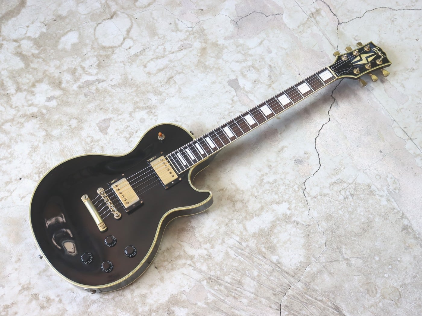 【中古】Burny RLC-70 レスポールカスタムタイプ