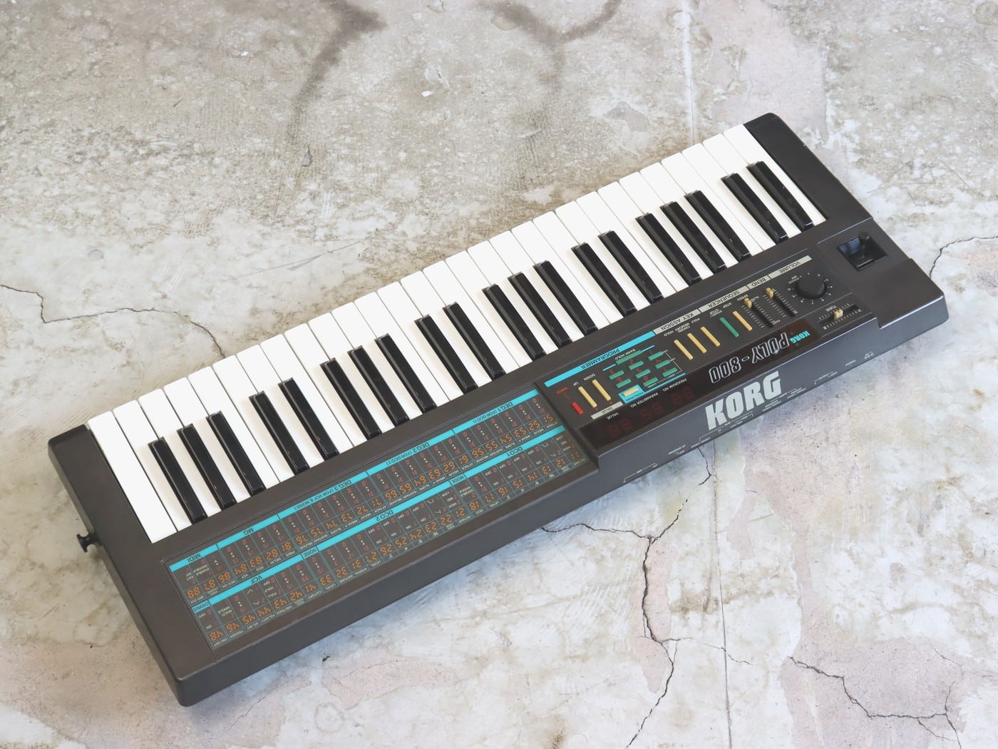 【中古・難あり】KORG POLY-800 シンセサイザー - 画像 (2)