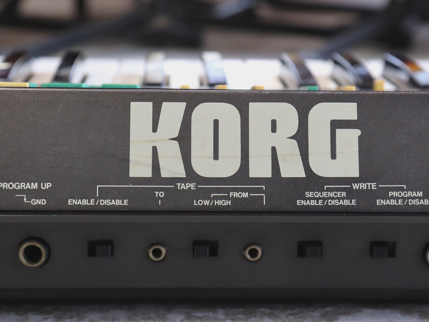 【中古・難あり】KORG POLY-800 シンセサイザー - 画像 (7)