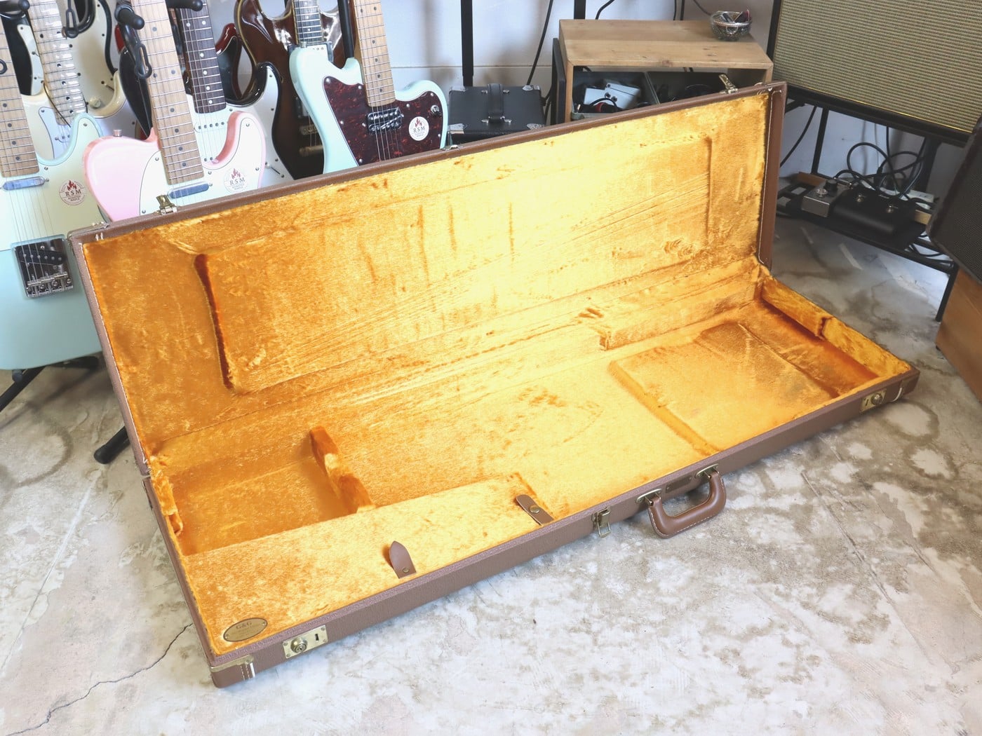 【中古】Fender Brown Tolex Hardshell Case エレキベース用ハードケース - 画像 (3)