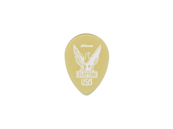 Clayton Ultem Small Teardrop 0.80mm クレイトン スモールティアドロップ ピック