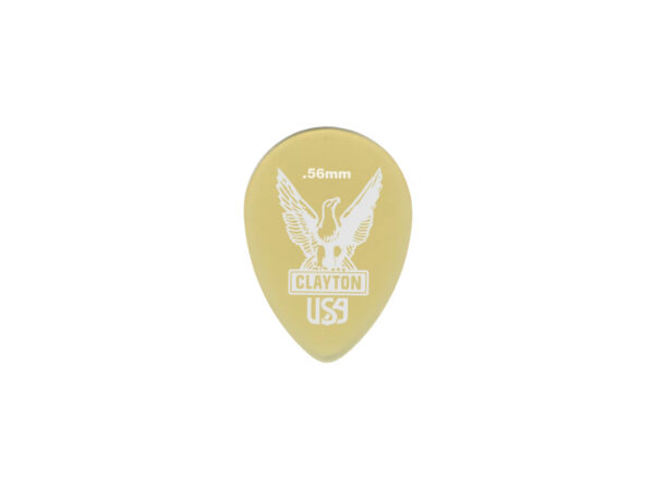 Clayton Ultem Small Teardrop 0.56mm クレイトン スモールティアドロップ ピック