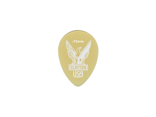 Clayton Ultem Small Teardrop 0.72mm クレイトン スモールティアドロップ ピック