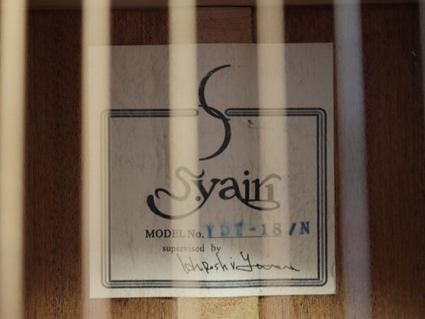 【中古】【委託】S.yairi YDT-18 ナチュラル アコースティックギター - 画像 (9)