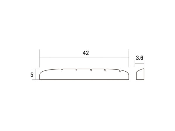 SCUD NT-41.583 プラスティックナット エレキギター用 - 画像 (2)