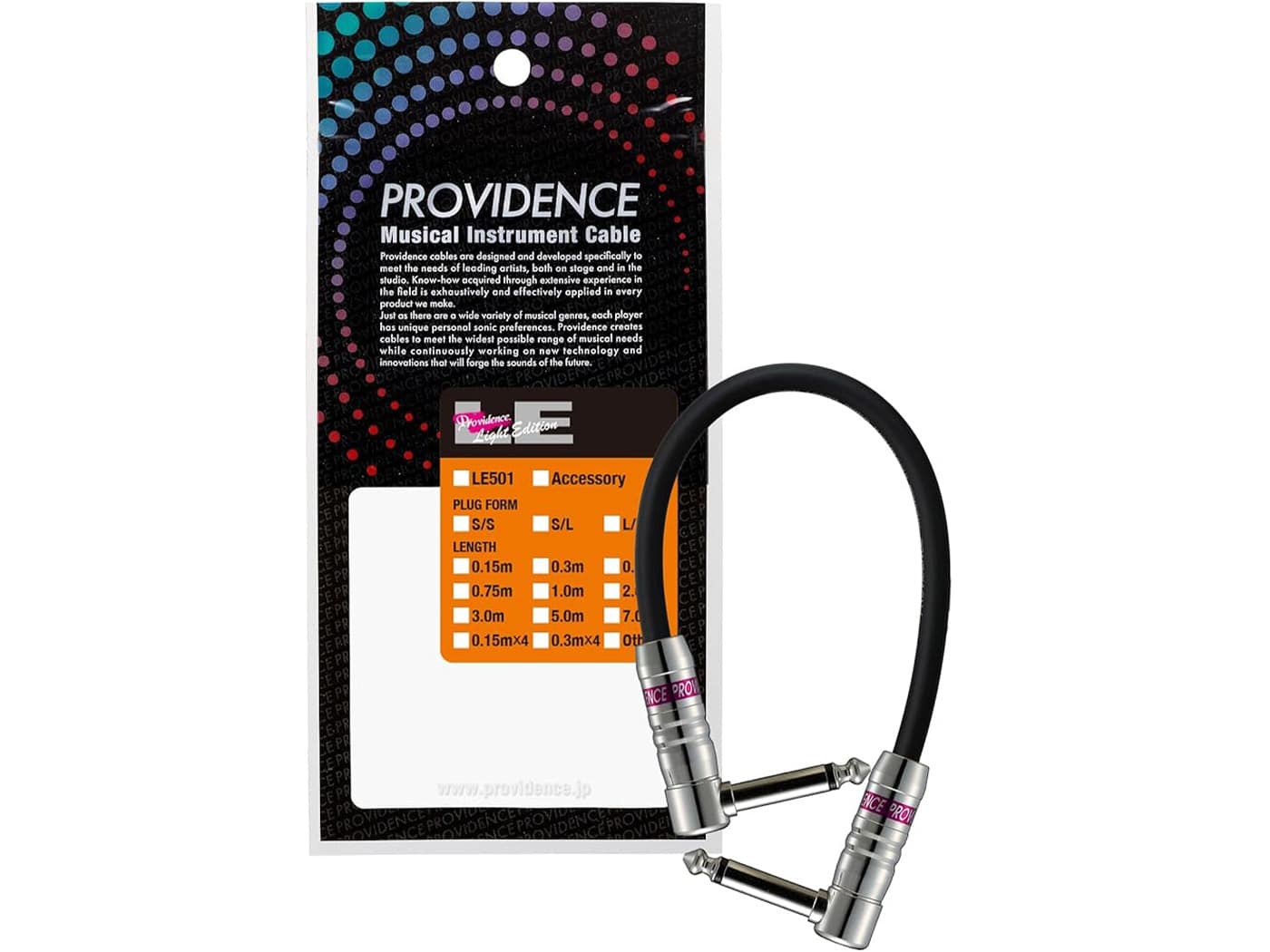 Providence LE501 0.15m L/L プロビデンス パッチケーブル 15cm