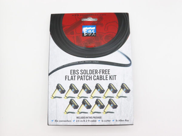 EBS SFC-K10J SOLDER-FREE FLAT PATCH CABLE KIT フラットケーブル 2.5m/プラグ 10個セット - 画像 (2)