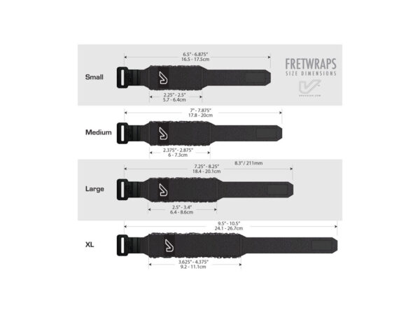 Gruv Gear FretWraps FW-1PK-SM （Black/Small） - 画像 (2)